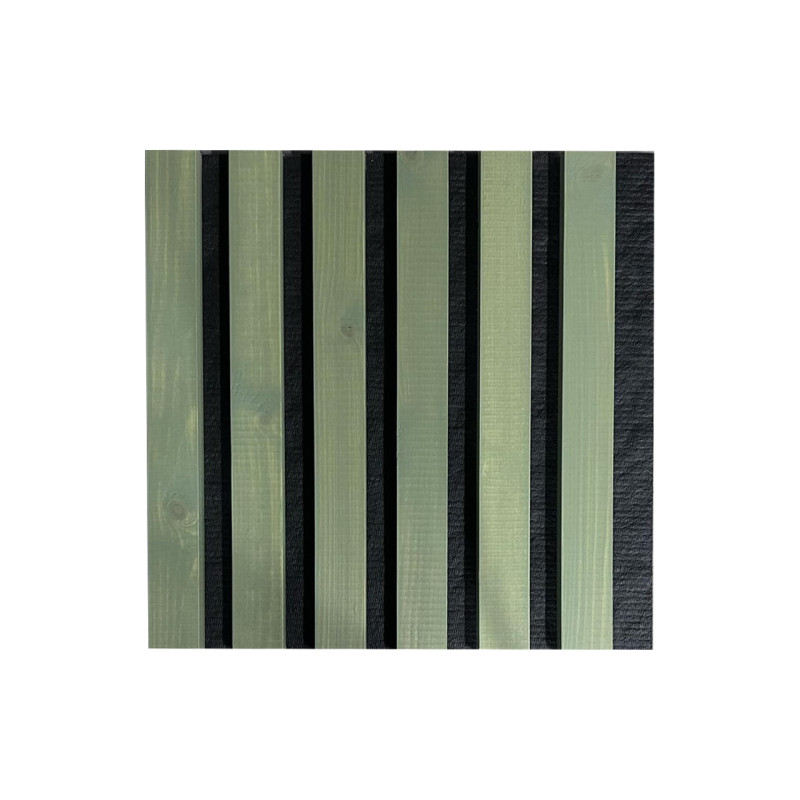 Dabīga koka sienas panelis 2700 x 300mm (Olive-Black)